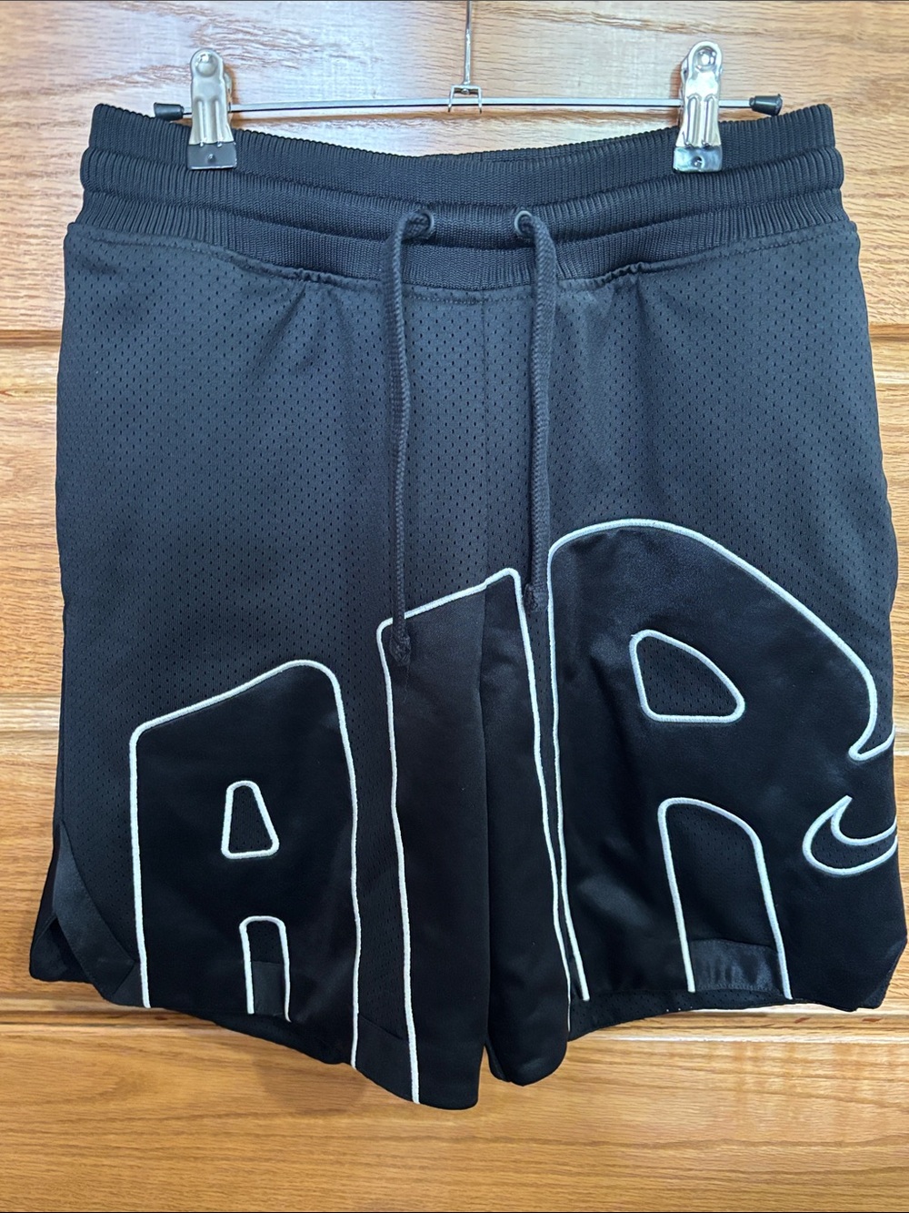 Air Jordan Black Athletic Mesh Shorts